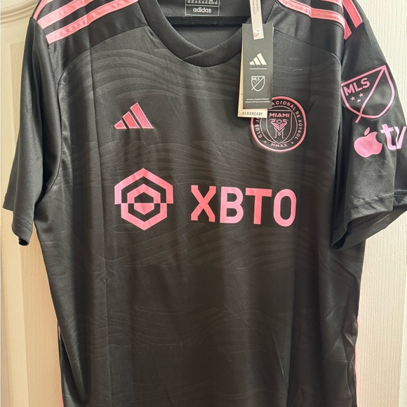 Messi Adidas Inter Miami CF Black Jersey - Picture 1 of 5